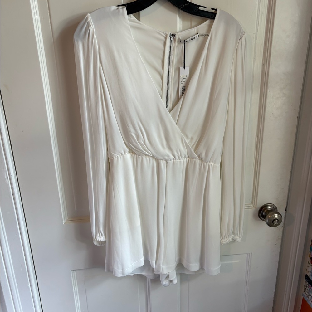 Alice and Olivia Long Sleeve Romper